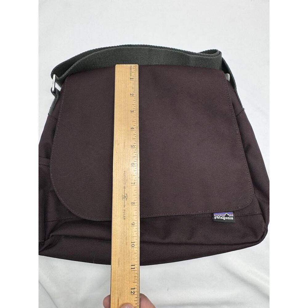 Patagonia Messenger Bag Medium Brown Crossbody Shoulder Pocket Casual Travel - Picture 7 of 9